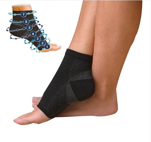 Anti-Fatigue Compression Foot Sleeves for Men & Women – Ankle Support Socks
