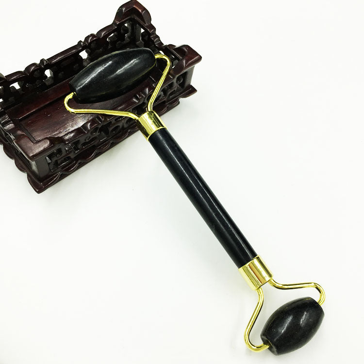 Natural Jade Roller Face Massager – Gua Sha Facial Massage Stick for Skin Care