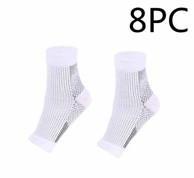 Anti-Fatigue Compression Foot Sleeves for Men & Women – Ankle Support Socks