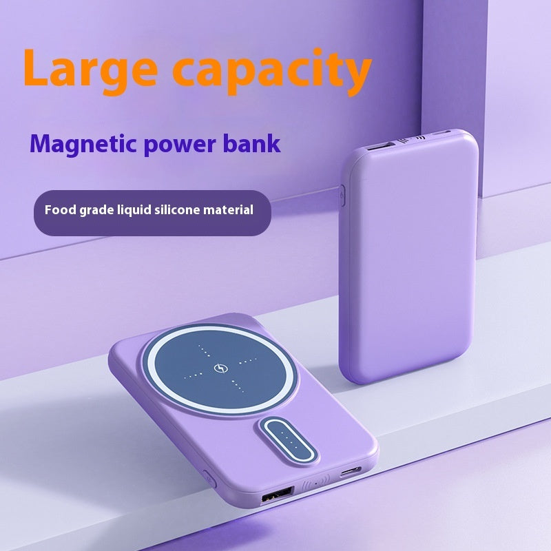 MagSafe Magnetic Wireless Power Bank – 5000mAh Portable Charger for iPhone