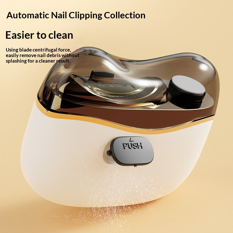 Cordless Electric Nail Clipper – Quiet Rechargeable Nail Trimmer, Safe No-Pinch Design