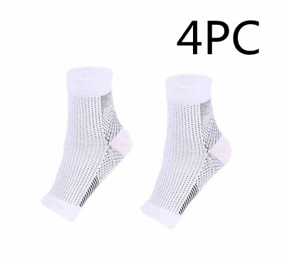 Anti-Fatigue Compression Foot Sleeves for Men & Women – Ankle Support Socks