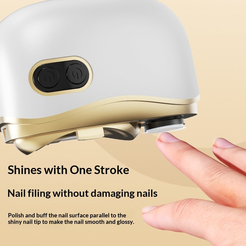 Cordless Electric Nail Clipper – Quiet Rechargeable Nail Trimmer, Safe No-Pinch Design